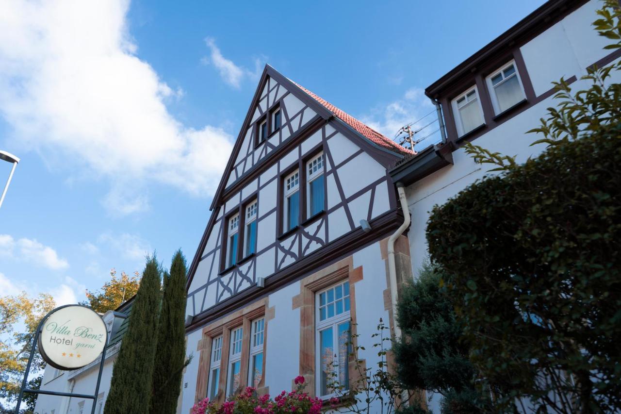Villa Benz Hotel Garni Schwetzingen Buitenkant foto